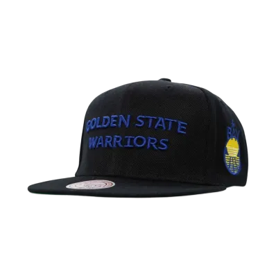 Mitchell&Ness NBA TRIPLE PLAY SNAPBACK WARRIORS "BLACK"