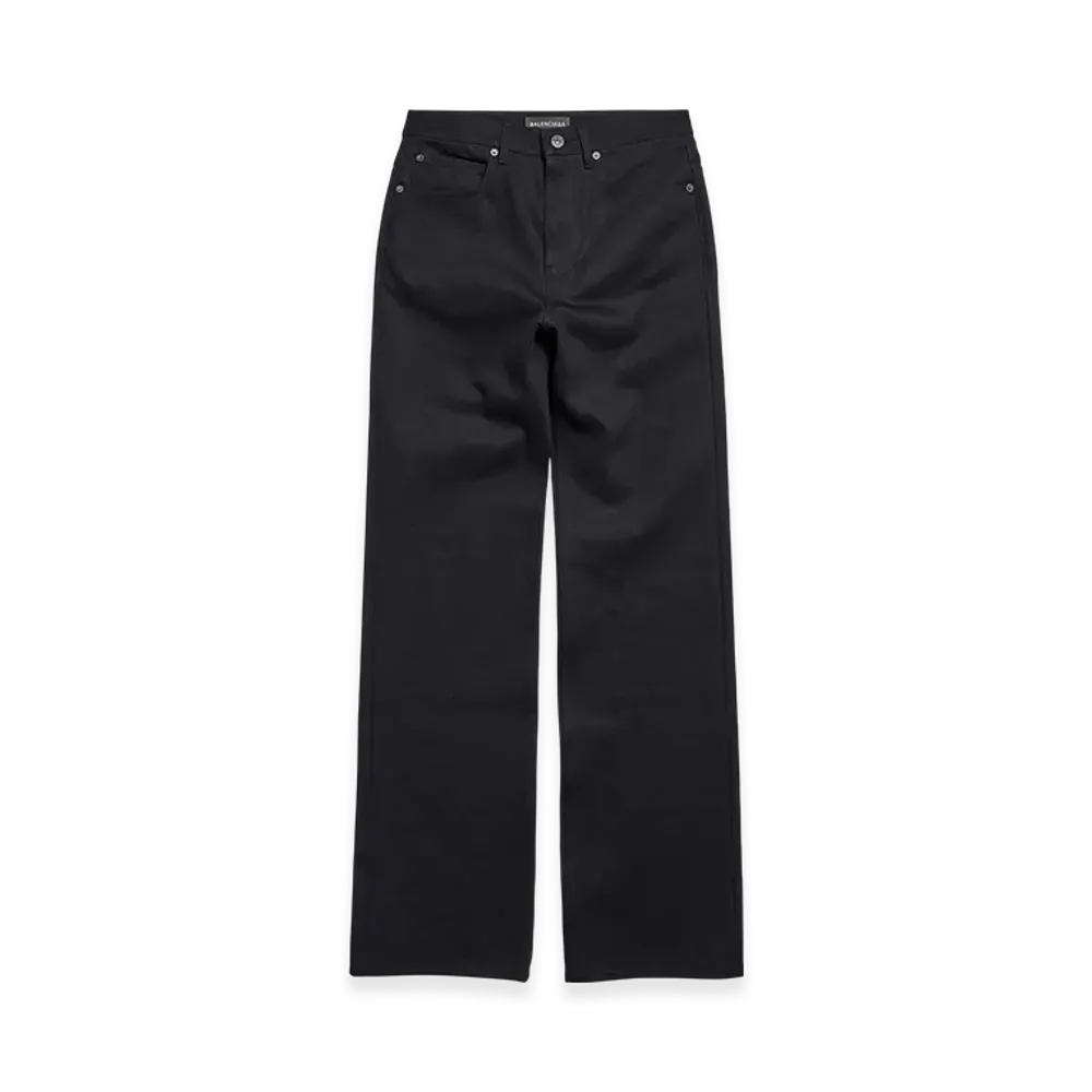 BALENCIAGA Women's Straight Fit Pants "Black"