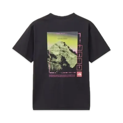 The North Face Short Sleeve Flash Dry Seven Summits Graphic Tee "Black"