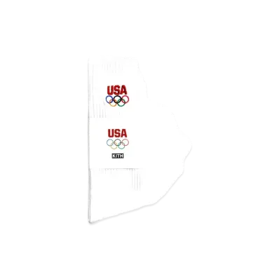 Kith x Team USA 5 Rings Socks "White"