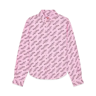 KENZO x VERDY Printed Slim Fit Shirt "Pink"