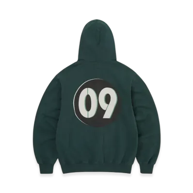 thisisneverthat Circled Number Hoodie "Sea Green"