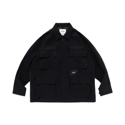 WTAPS Veiny / LS / Cotton. Twill "Black"