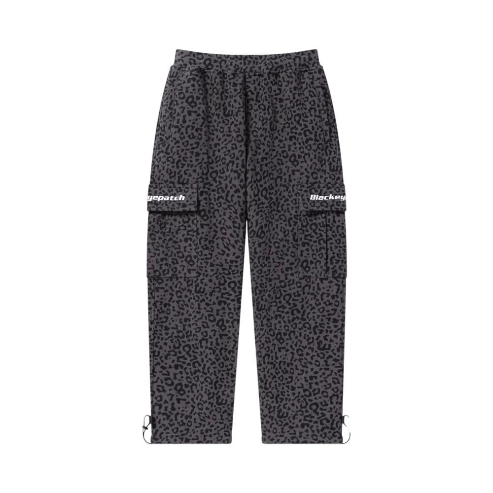 BlackEyePatch Tactical Logo Leopard Cargo Pants "Charcoal"