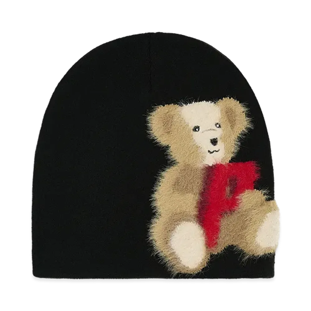 PALACE P Bear Nein Cuff Beanie "Black"