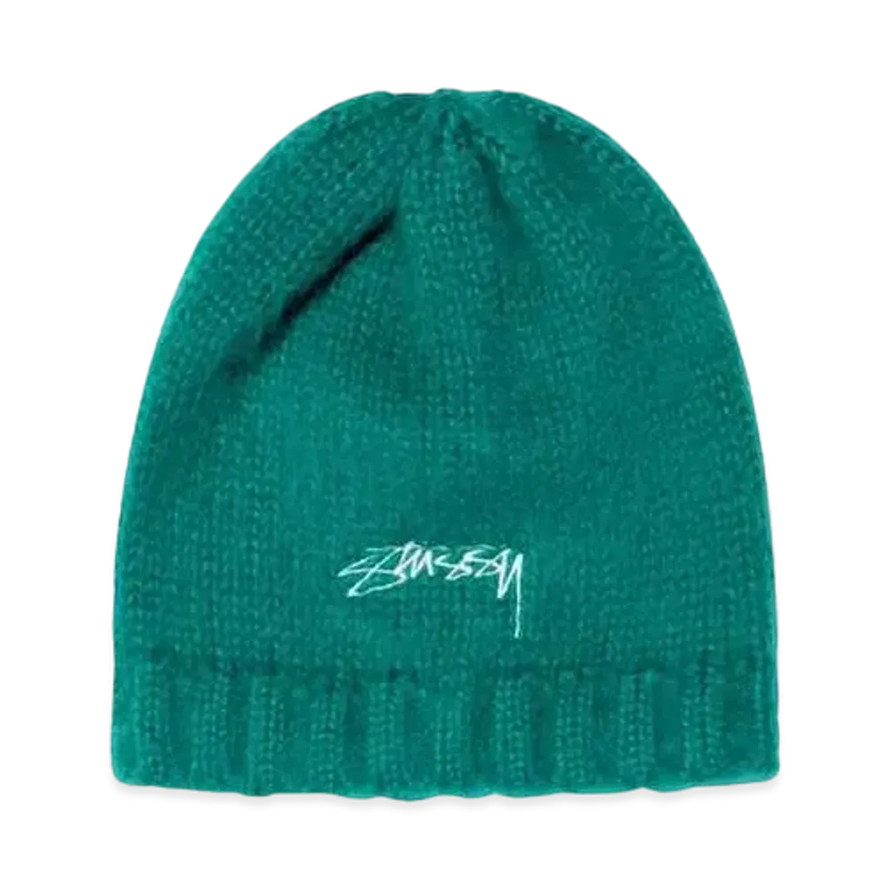 Stussy FUZZY RIBBED BEANIE "Teal"