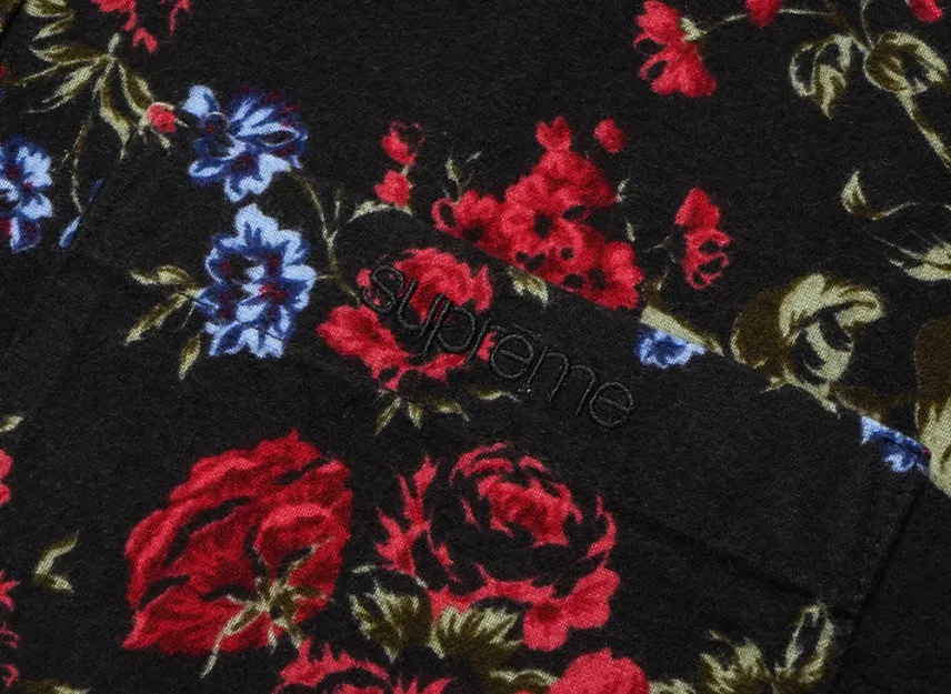 Supreme Floral Flannel Shirt Supreme Floral Flannel Shirt