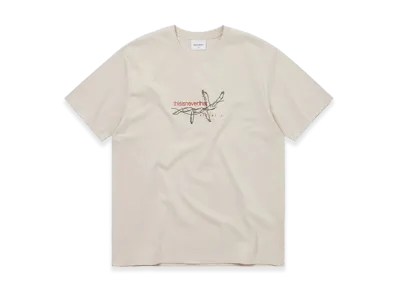 thisisneverthat Stitched Birds Tee "Beige"