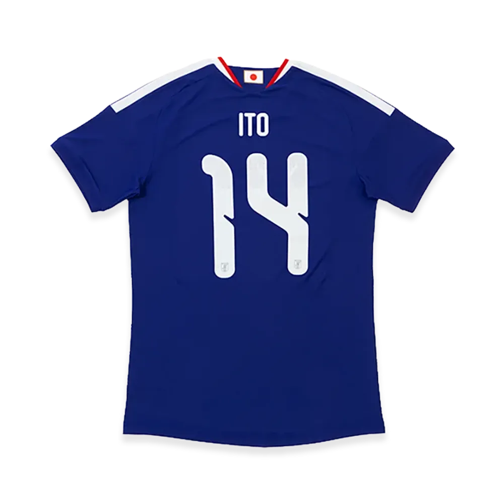 adidas Soccer Japan 2026 Home Authentic Jersey #14 Junya Ito "Japan Blue/Ash Blue"