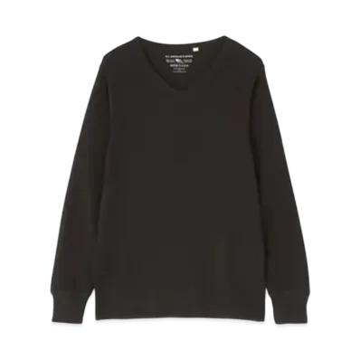 AVIREX Daily Wear Thermal L/S T-Shirt "Black V"