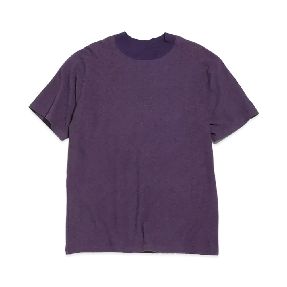 Needles S/S MOCK NECK TEE - COTTON PILE JERSEY "Purple"