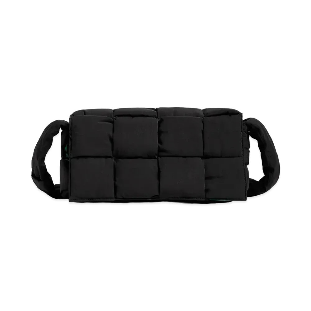 Bottega Veneta Padded Tech Cassette "Black/Parakeet"