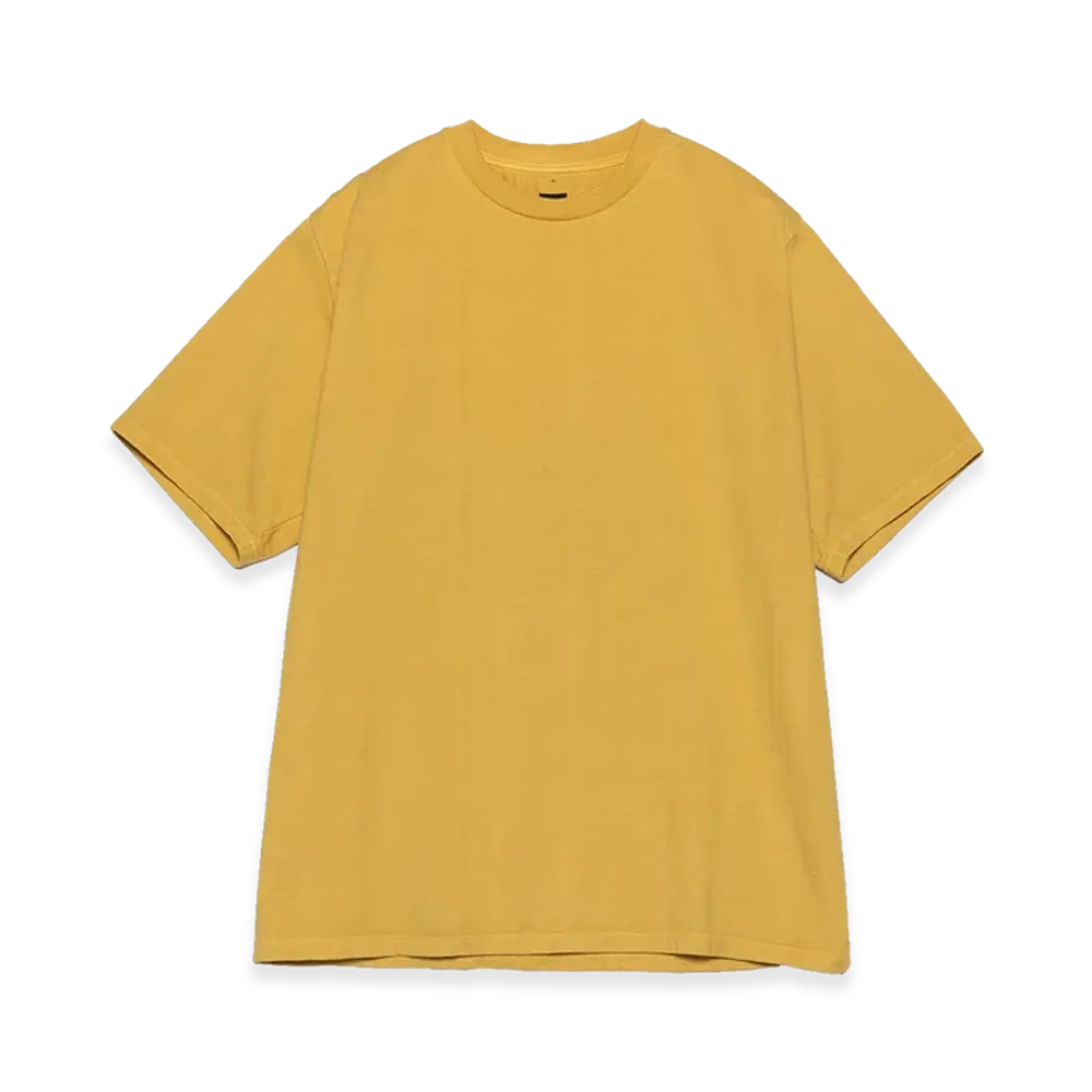 Graphpaper minus Botanical Dyed S/S Tee "Ochre"