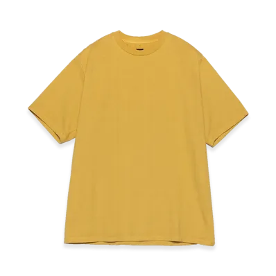 Graphpaper minus Botanical Dyed S/S Tee "Ochre"