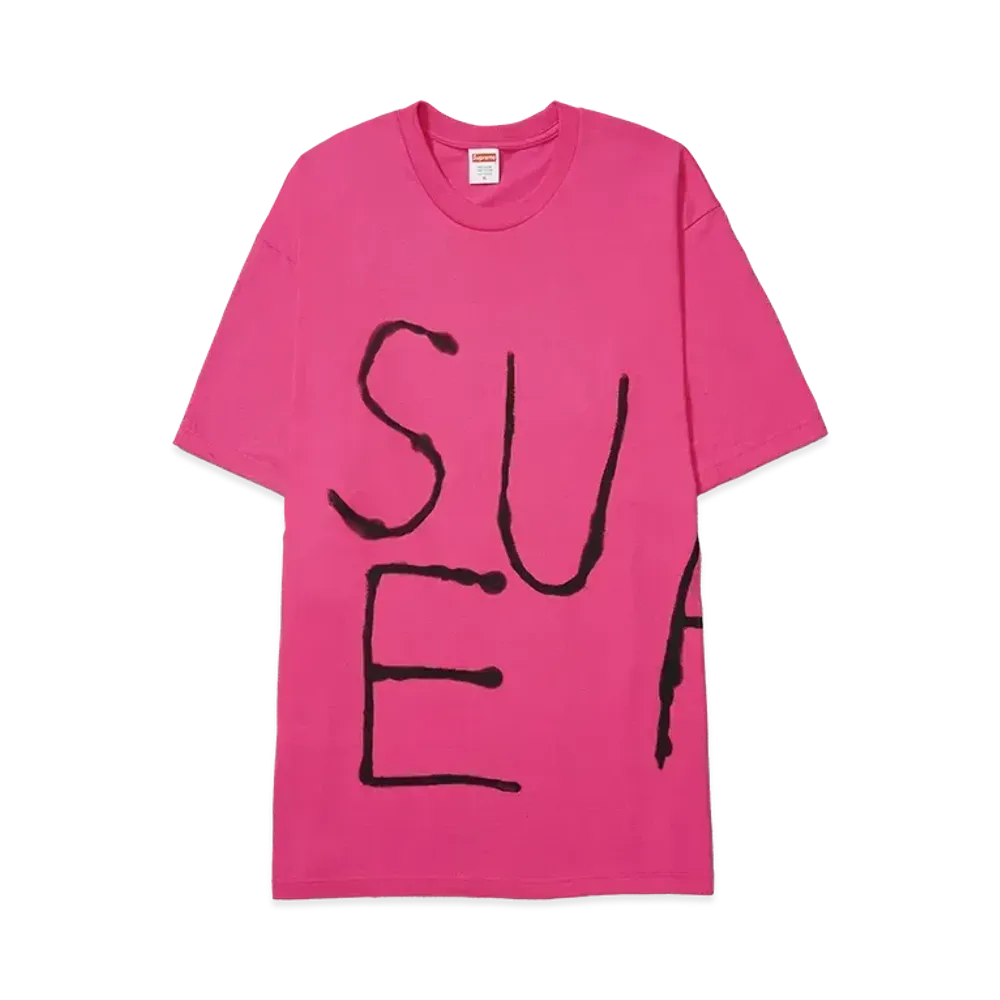 Supreme Painted Tee "Fuchsia"