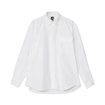 The North Face Long Sleeve Flash Dry Nuptse Shirt "White"