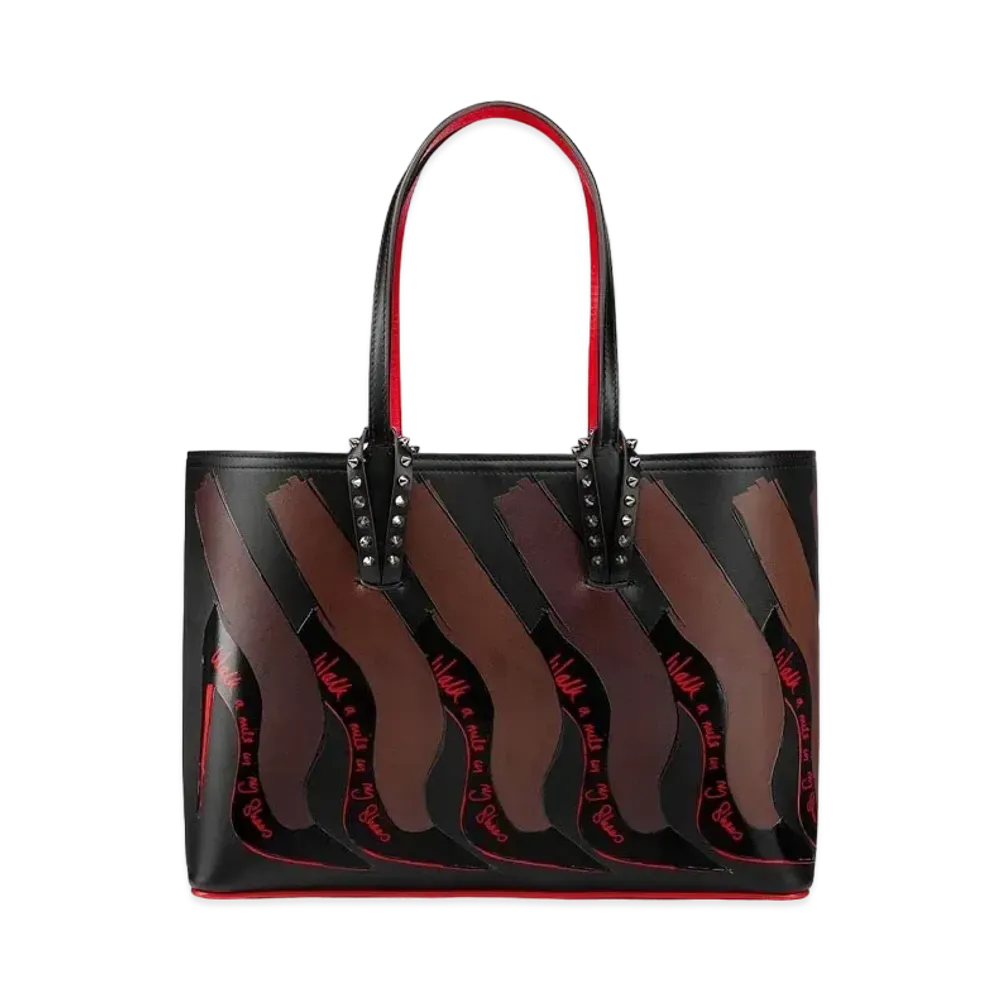 Christian Louboutin Cabata Small "Black/Red"