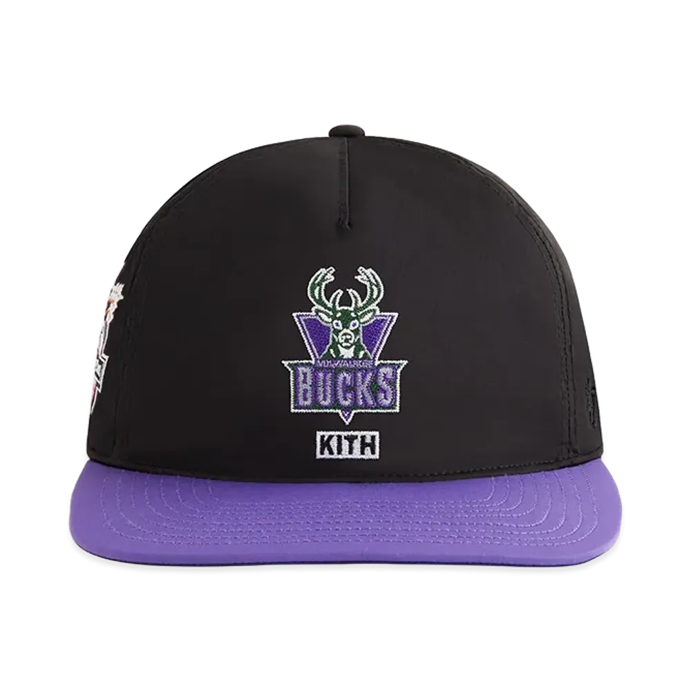 Kith x '47 x NBA All-Star Milwaukee Bucks SL Hitch Snapback "Black"