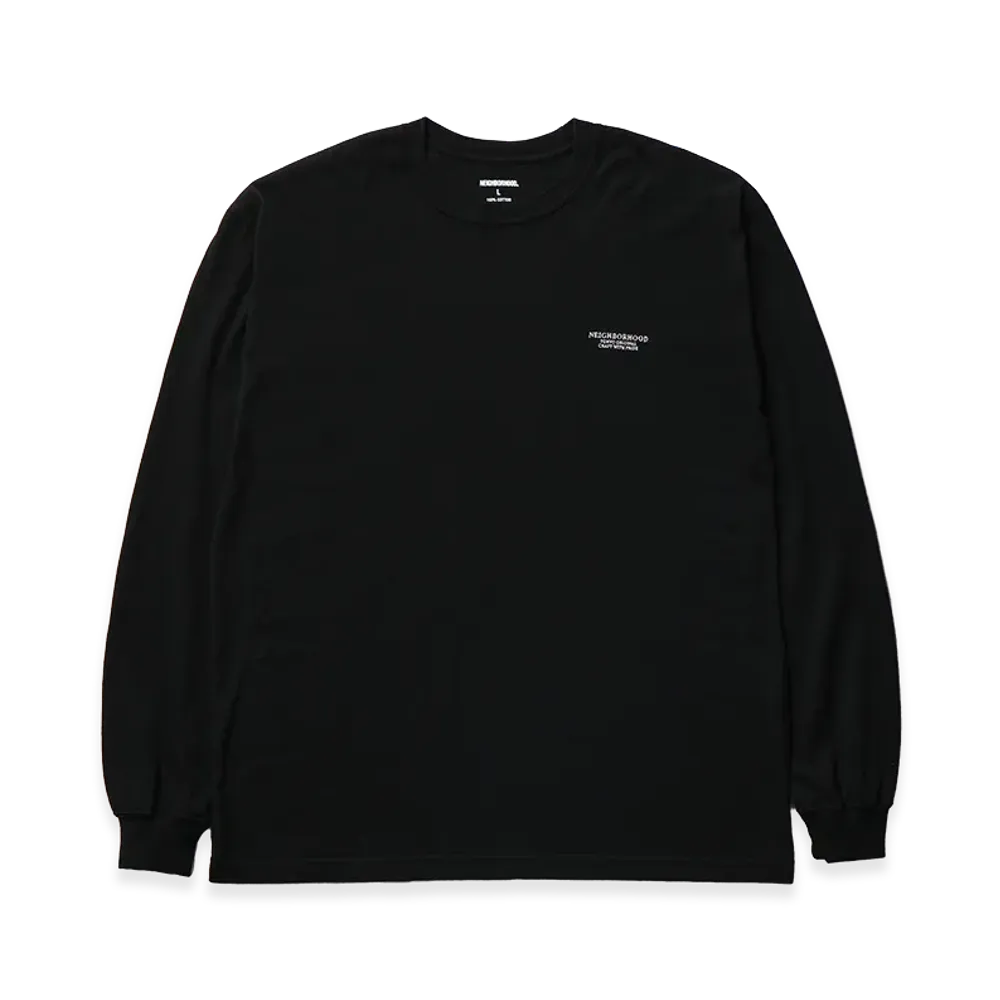 NEIGHBORHOOD NH . Tee LS-6 "Black"