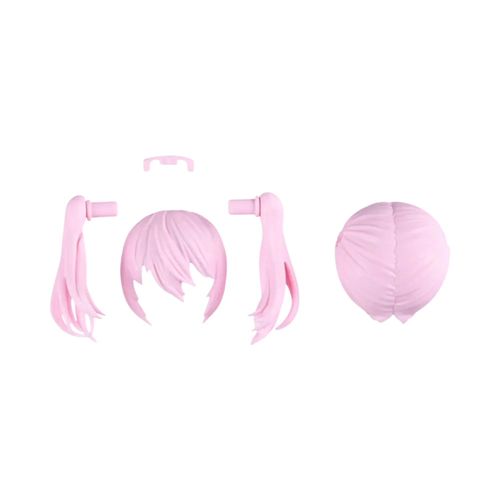 BANDAI "30 MINUTES SISTERS" 30MS Option Hairstyle Parts Vol.11 Twin Tails 8 [Pink 1]