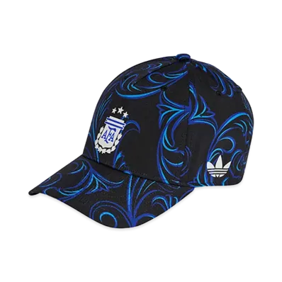 adidas Soccer Argentina Graphic Baseball Cap "Black/Lucid Blue/White"