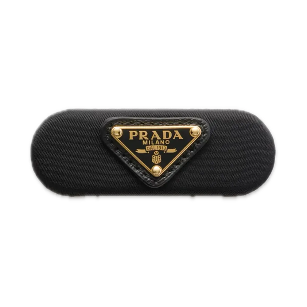 PRADA Re-Nylon Hair Clip "Black"