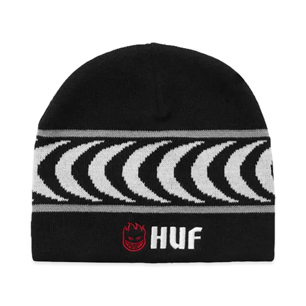 HUF x SPITFIRE Skull Beanie "Black"