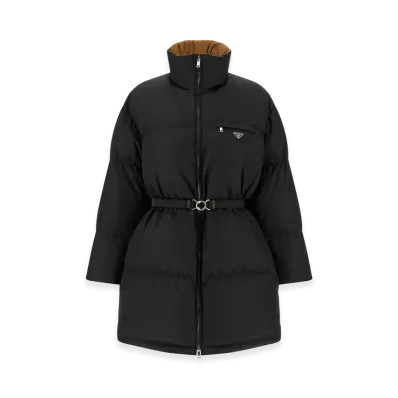PRADA Women's Re-Nylon Down Jacket "Black"