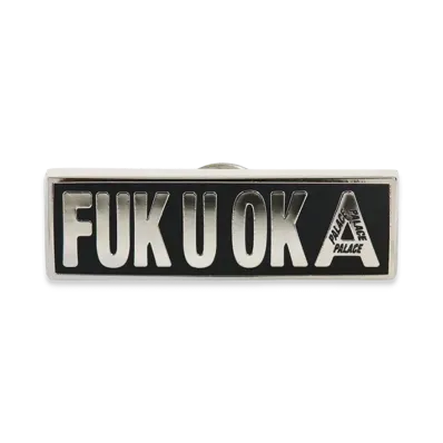 PALACE Fukuoka Pin Badge "Black"