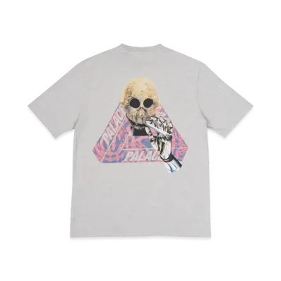 PALACE Skeledon T-Shirt "Grey Marl"