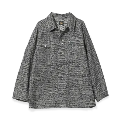 NEEDLES Coverall 10 OZ Denim Crocodile Jacquard "Indigo"