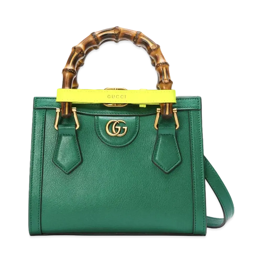 GUCCI Diana Mini Tote Bag "Emerald Green"