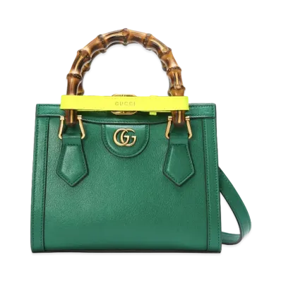 GUCCI Diana Mini Tote Bag "Emerald Green"