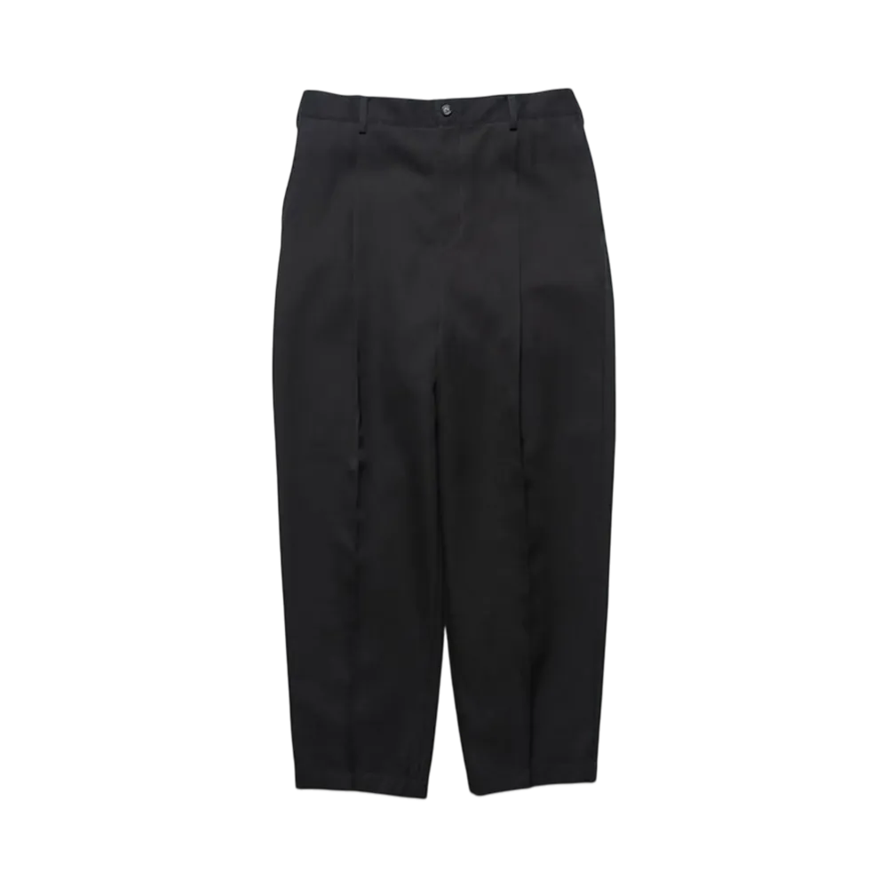 Graphpaper Scale Off Wool Tapered Trousers "Black"