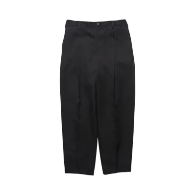 Graphpaper Scale Off Wool Tapered Trousers "Black"