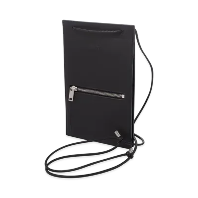 Saint Laurent Card Case With Strap "Nero"
