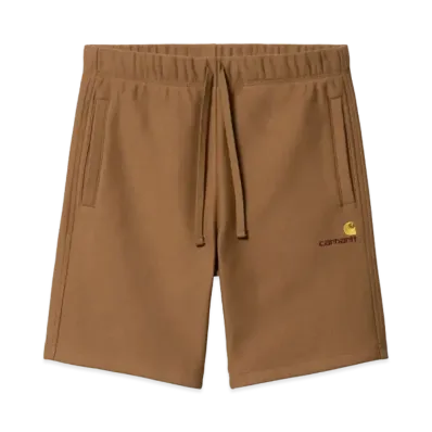 Carhartt American Script Sweat Short "Hamilton Brown"