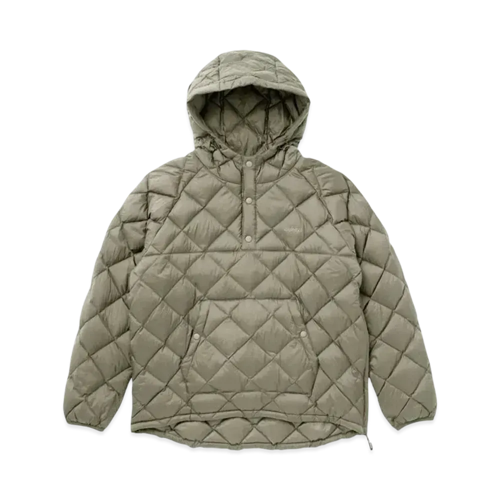 GRAMICCI x TAION Down Pullover Jacket "Stone Grey"