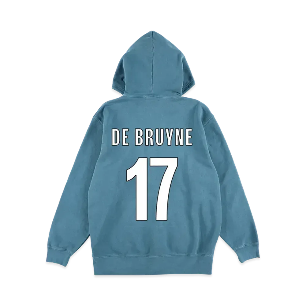 WIND AND SEA Man City Zip Up Sweatshirt (De Bruyne) "Blue"
