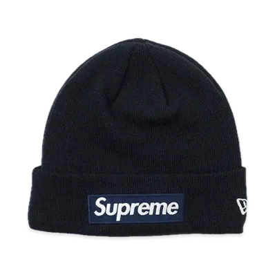 Supreme Box Logo Beanie "navy" (18FW)