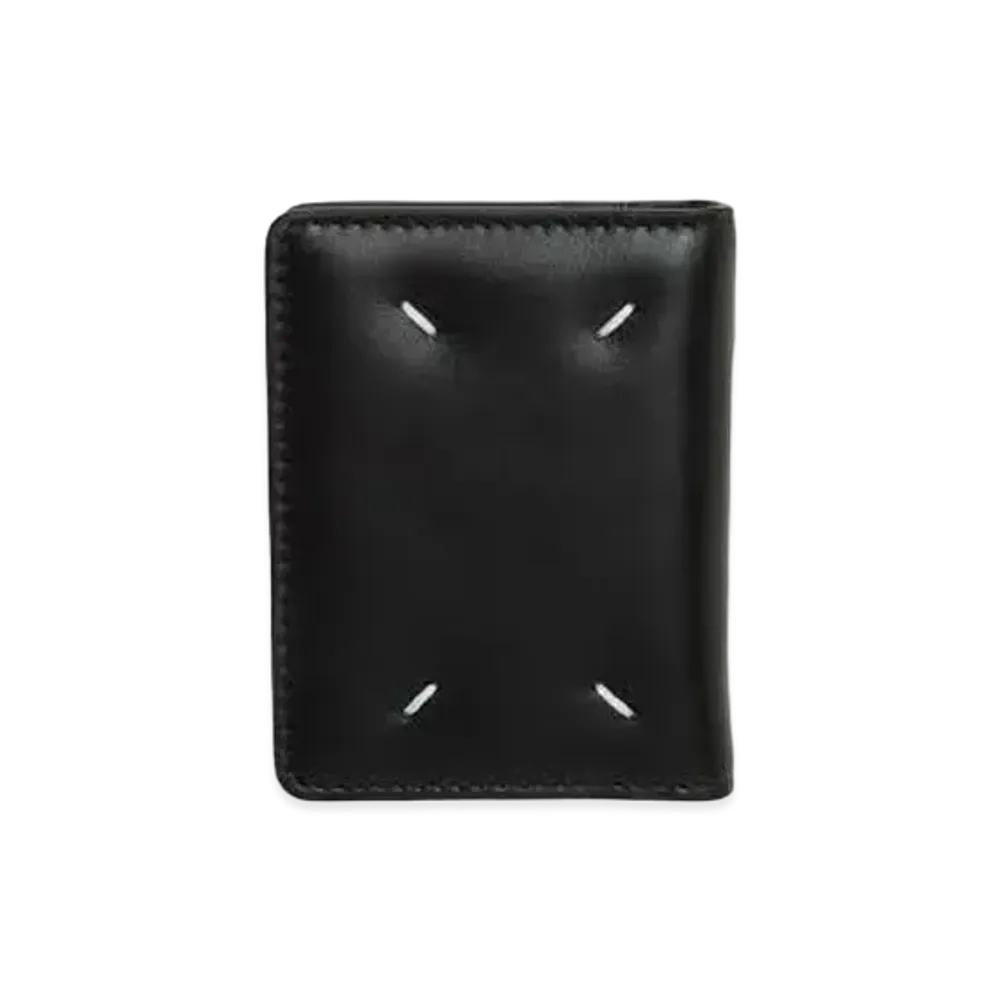 Maison Margiela Soft Calfskin Keyring Card Holder "Black"