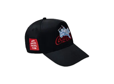 ANTI SOCIAL SOCIAL CLUB x Coca-Cola Polar Bear Chill Snapback Cap "Black"