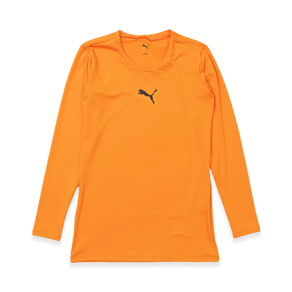 PUMA Compression Crew Neck Long Sleeve Shirt "Golden Poppy"