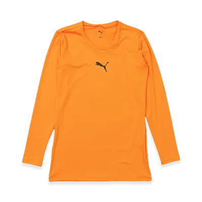 PUMA Compression Crew Neck Long Sleeve Shirt "Golden Poppy"