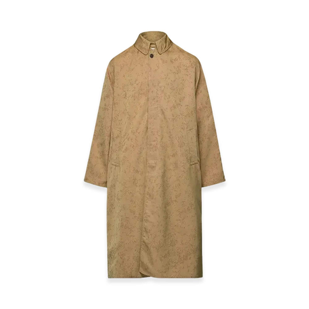 Maison Margiela Women's Cotton Faille Trench Coat "Camel"