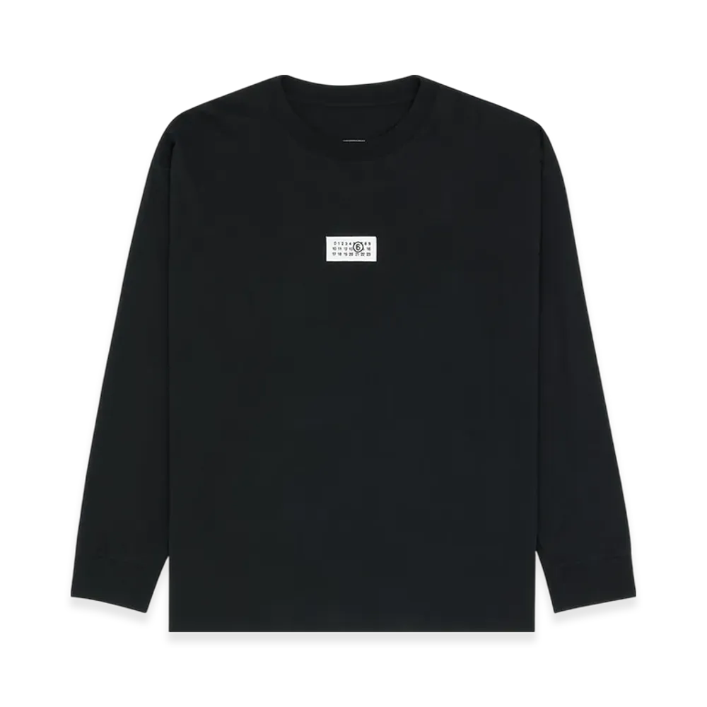 MM6 メゾンマルジェラ メンズ コットンTシャツ "ブラック" SH0GC0034S24312900