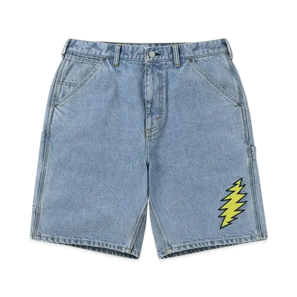 thisisneverthat GD Lightning Carpenter Short "Washed Blue"
