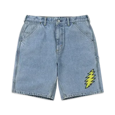 thisisneverthat GD Lightning Carpenter Short "Washed Blue"