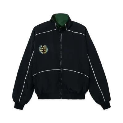 ANTI SOCIAL SOCIAL CLUB PARIS 2024 CAPSULE Olympic Reversible Track Jacket "Black/Green"