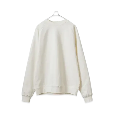 ONEITA Power Sweat Crew Neck Sweatshirt "Off White"